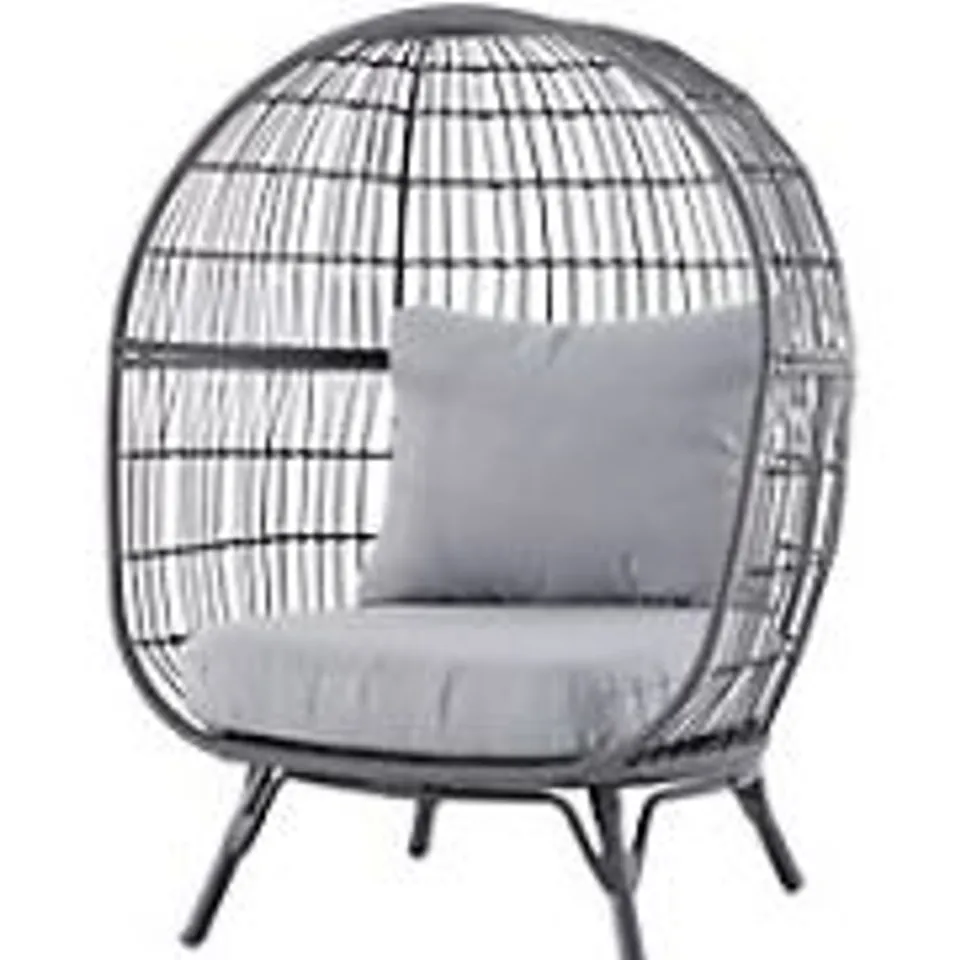 APOLIMA ROPE EGG CHAIR FOR ADULT GREY 151X114.5X109.5CM
