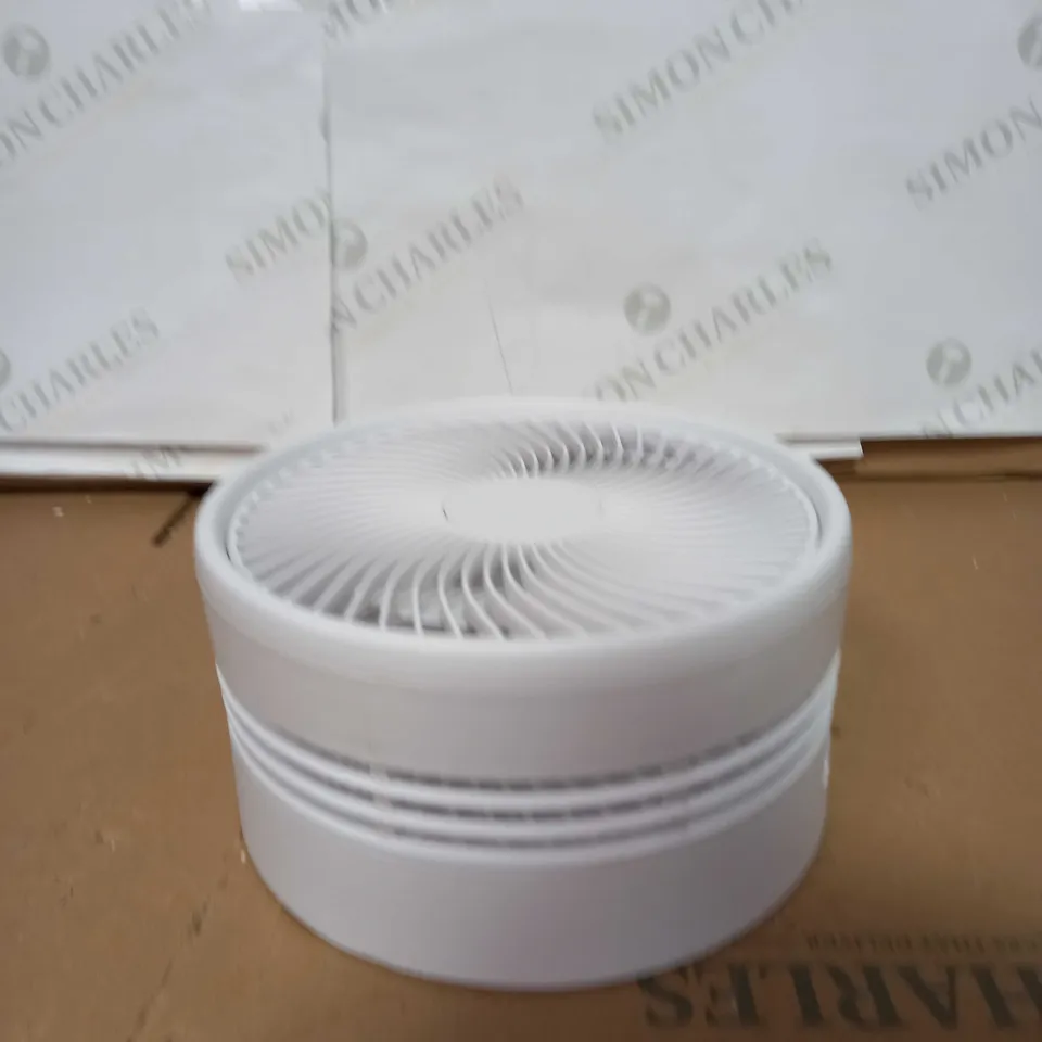 BELL & HOWELL ADJUSTABLE FOLDING RECHARGEABLE STAND FAN WHITE