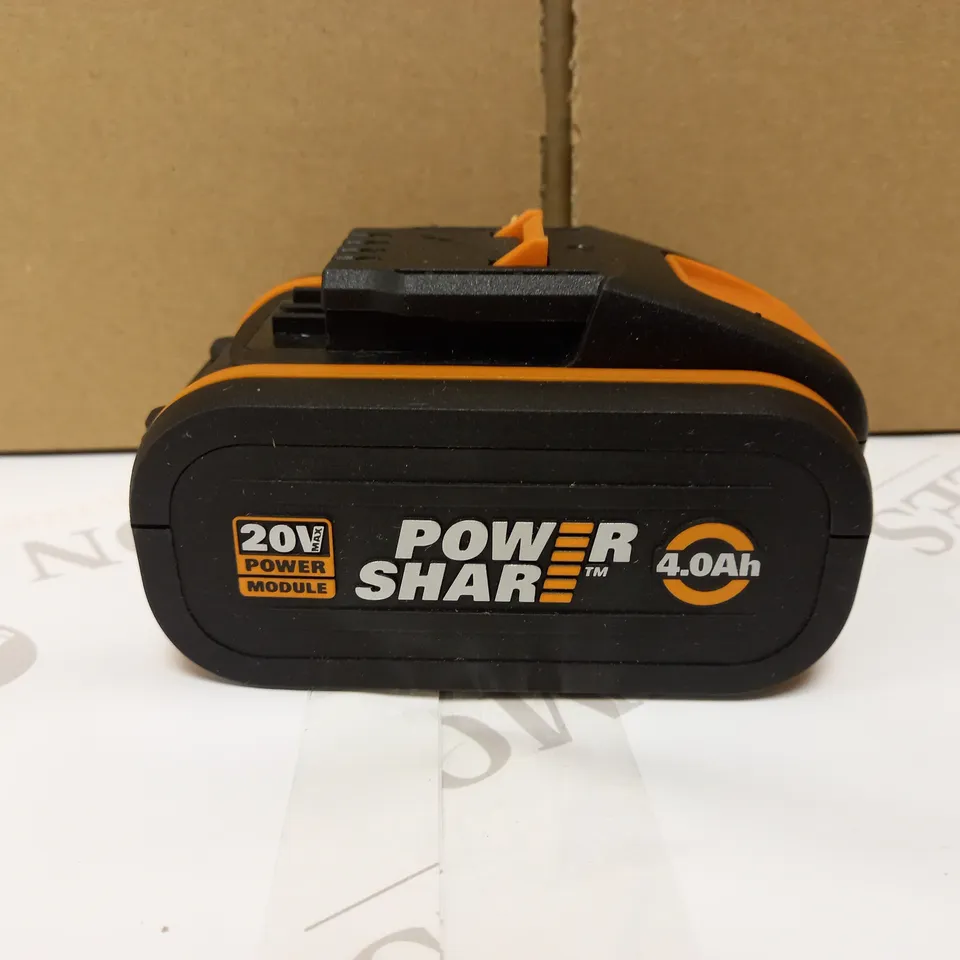 WORX WA3553 20V 4.0AH LITHIUM BATTERY WITH POWERSHARE BATTERY PLATFORM
