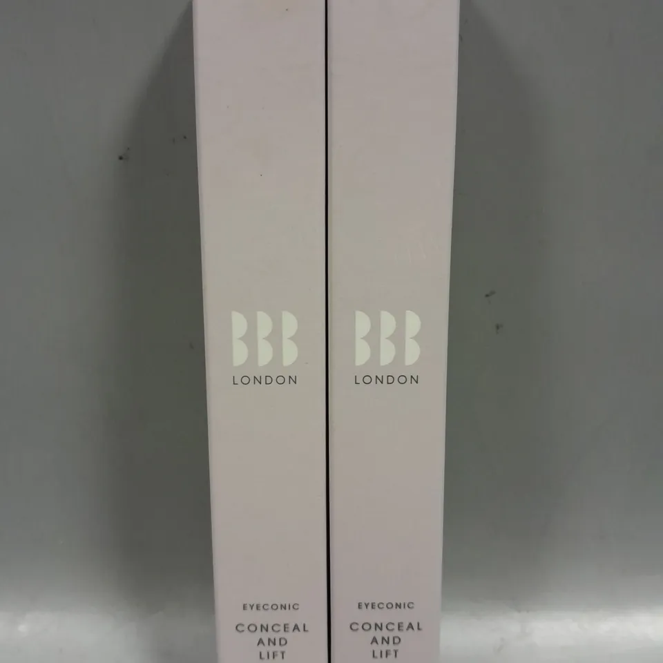 2 BBB LONDON EYECONIC CONCEAL AND LIFT HIGHLIGHTERS #MATTE DARK & #MATTE MEDIUM