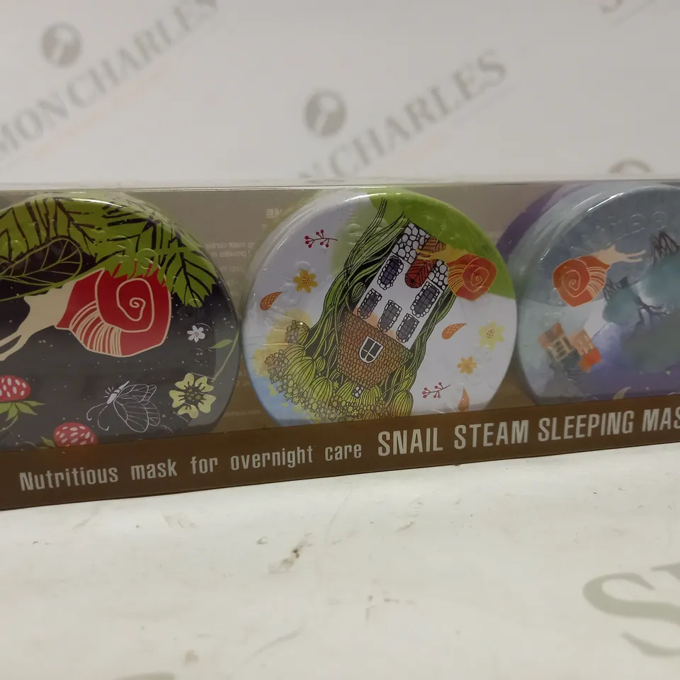 SNAIL STEAM SLEEPING MASK SET 