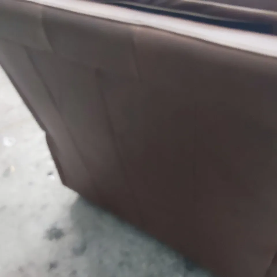 QUALITY BRITISH DESIGNER G PLAN GREENWICH POWER RECLINING SNUGGLER CHAIR CAPRI OAK LEATHER 