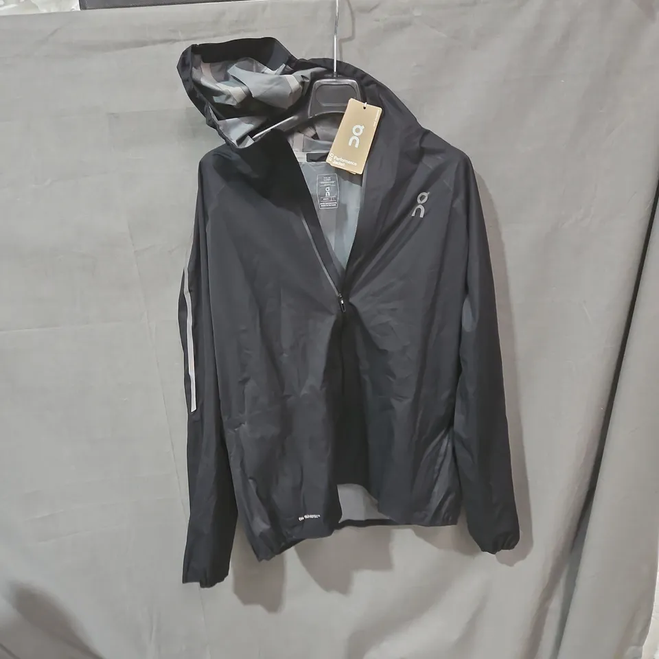 ON RUNNING PERFORMANCE JACKET - BLACK, SIZE L