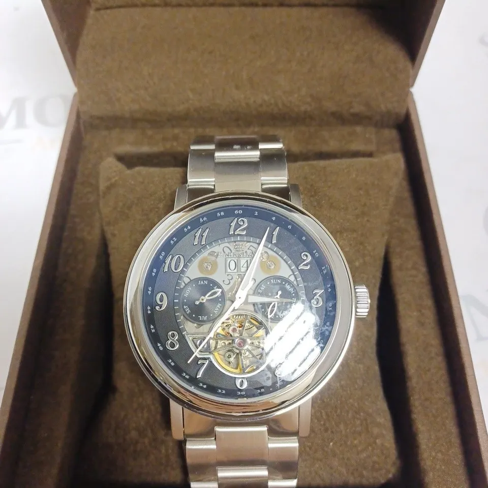 BOXED THOMAS EARNSHAW GENTS BEAUFORT AUTOMATIC WATCH