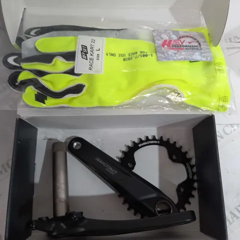 SHIMANO DEORE PEDALRM AND RACING GLOVES