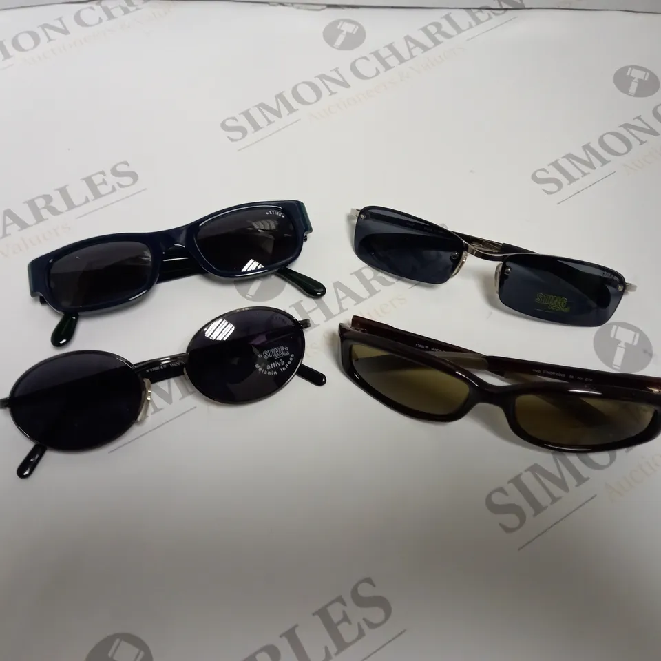 APPROXIMATELY 10 ASSORTED DE RIGO STING SUNGLASSES TO INCLUDE MODELS 6208, 4385, 4479, 6101 ETC. 