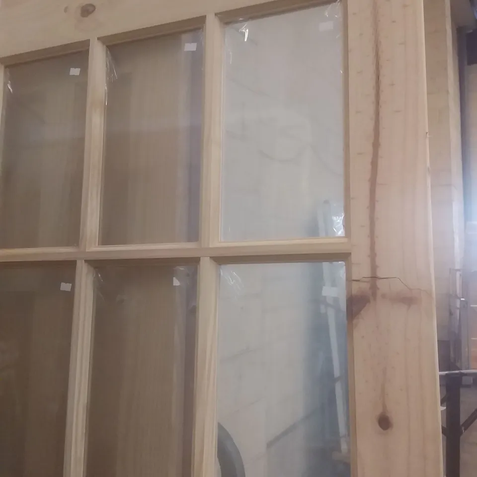 WOODEN PINE INTERNAL DOOR 204X82CM