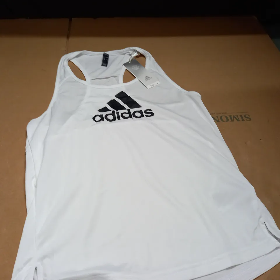 ADIDAS WHITE TRAINING VETS - S 8-10