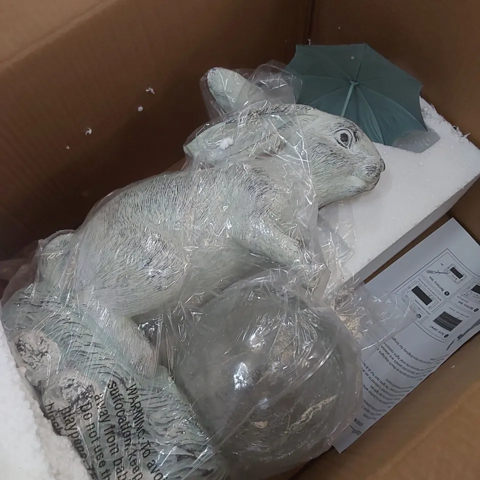 BOXED GARDEN 45cm LED BUNNY