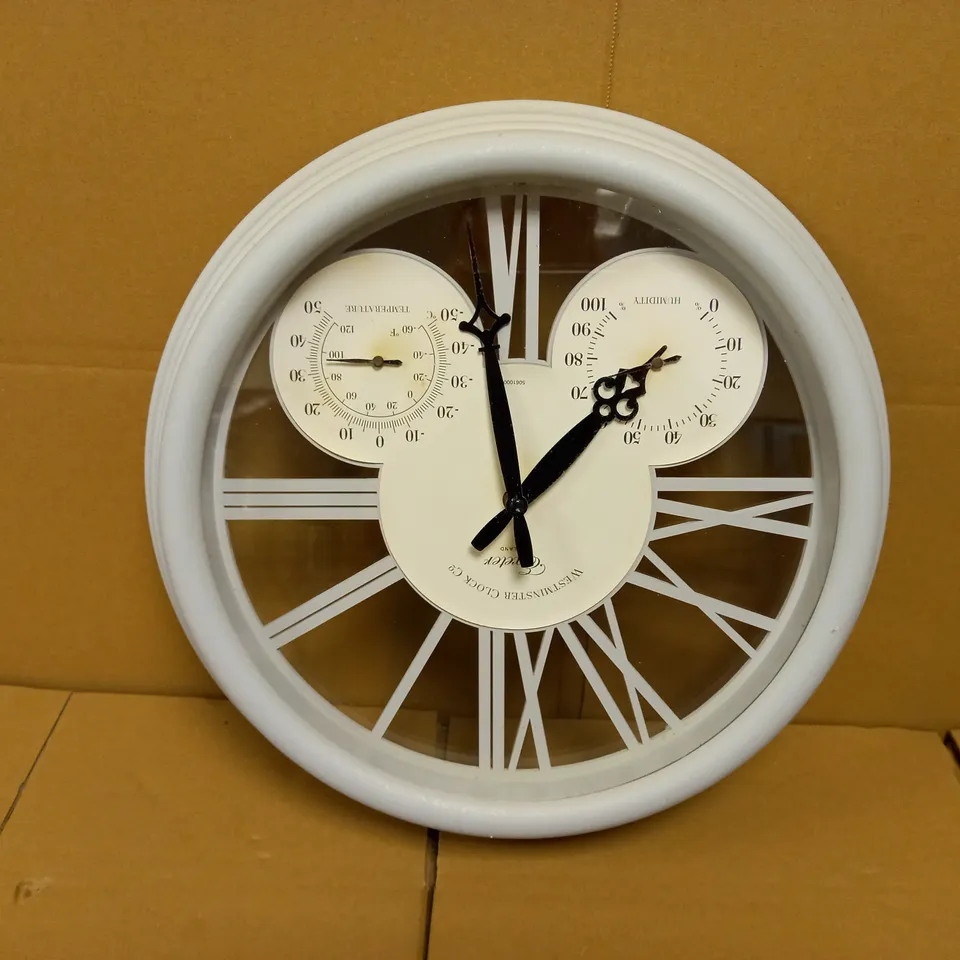 EXETER WALL CLOCK & THERMOMETER  RRP £24.99