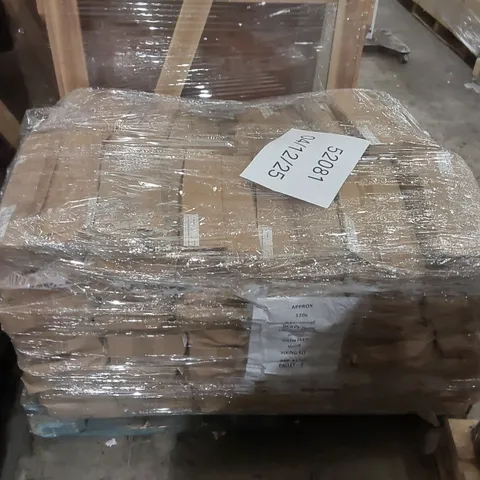 PALLET CONTAINING APPROXIMATELY 120x BATHSTORE HEAVY DUTY FREESTANDING METAL BATH FEET WITH FIXING KITS