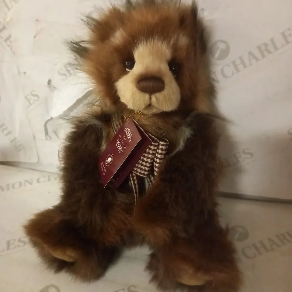 CHARLIE BEARS 'RAY' 14" COLLECTIBLE PLUSH TEDDY BEAR