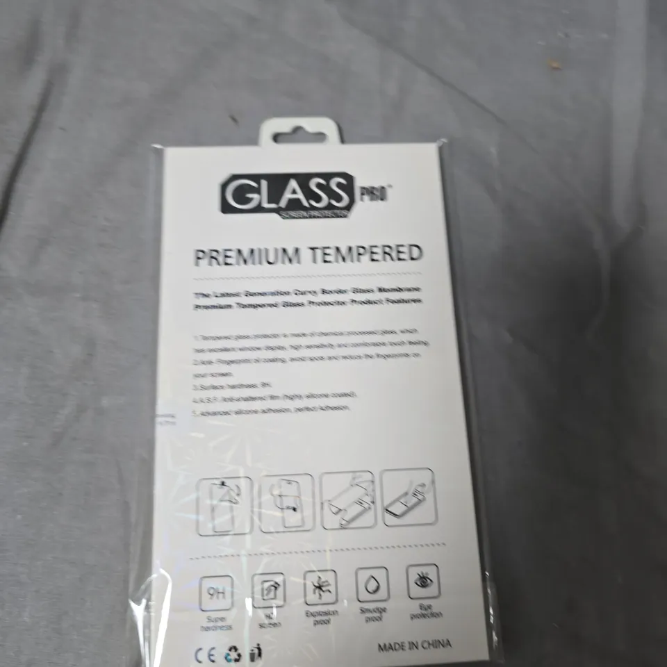 BOX OF APPROXIMATELY 80 GLASS PRO+ PREMIUM TEMPERED GLASS SCREEN PROTECTOR 