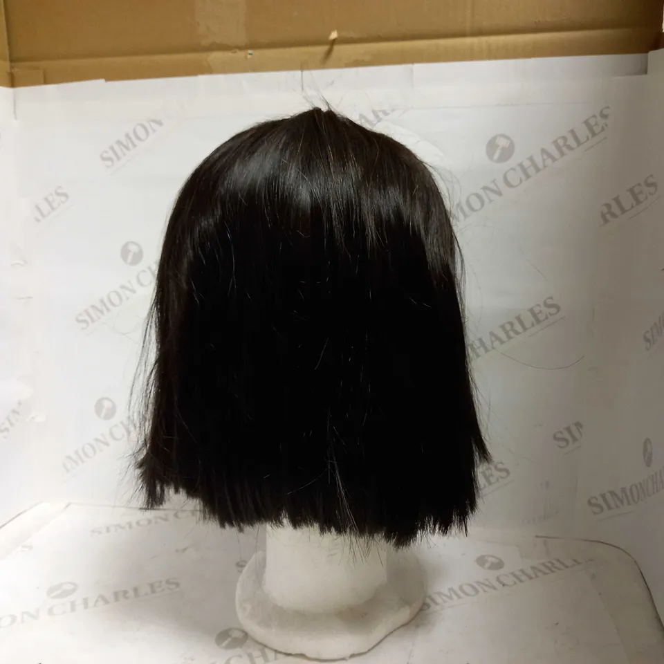 I.MAKEWIGS DARK BROWN LONG BOB LACE FRONT WIG