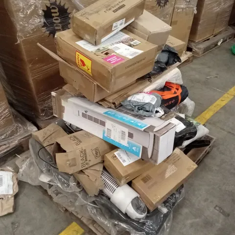PALLET OF ASSORTED HOUSEHOLD GOODS AND PRODUCTS TO INCLUDE; SPICE RACKS, AIR COOLER, FAN ETC