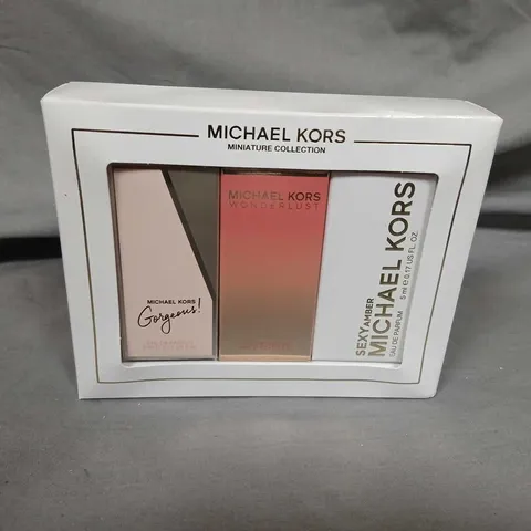 BOXED MICHAEL KORS MINIATURE COLLECTION
