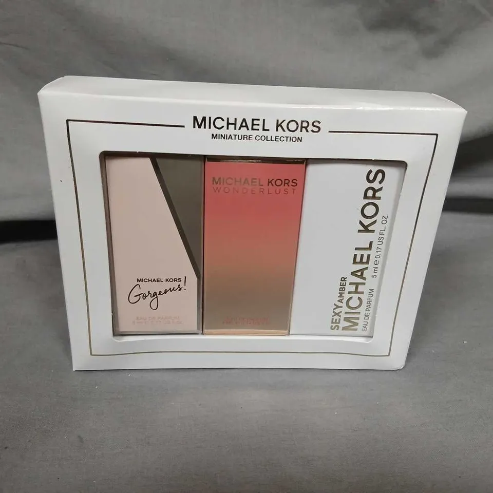 BOXED MICHAEL KORS MINIATURE COLLECTION