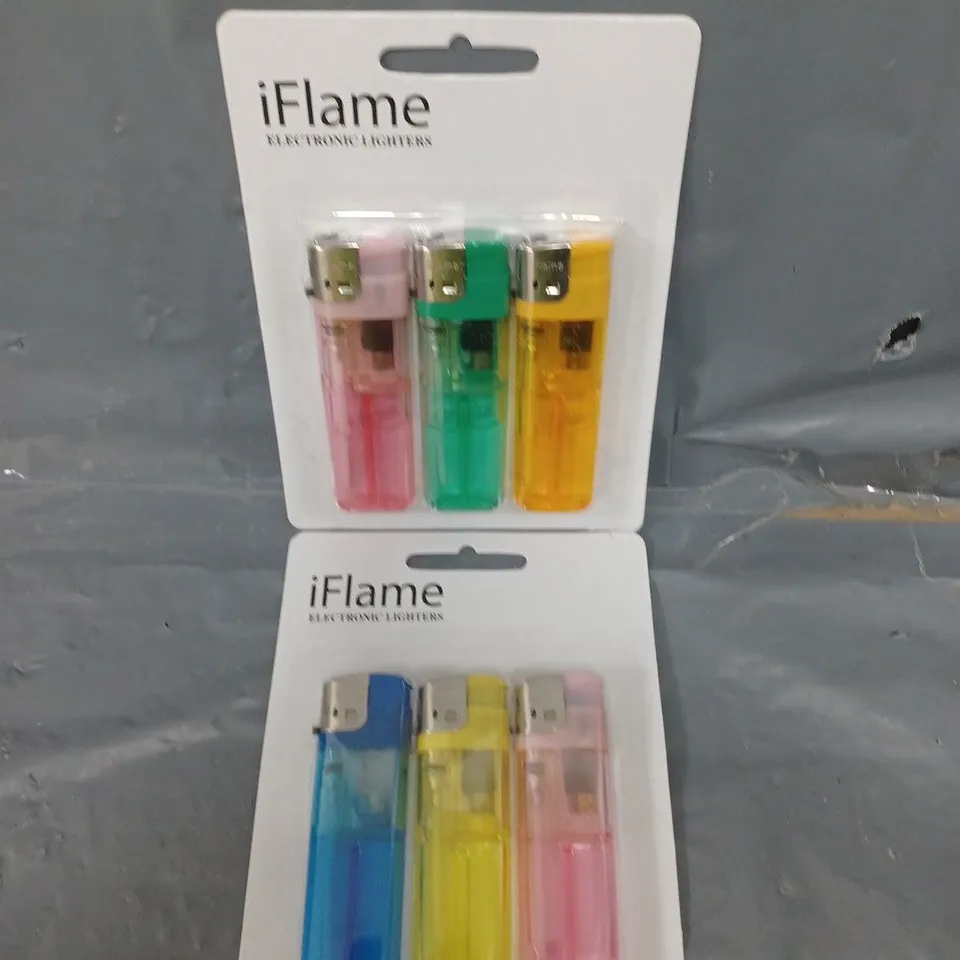 APPROXIMATELY 60 PACKS OF IFLAME ELECTRONIC LIGHTERS - COLLECTION ONLY 