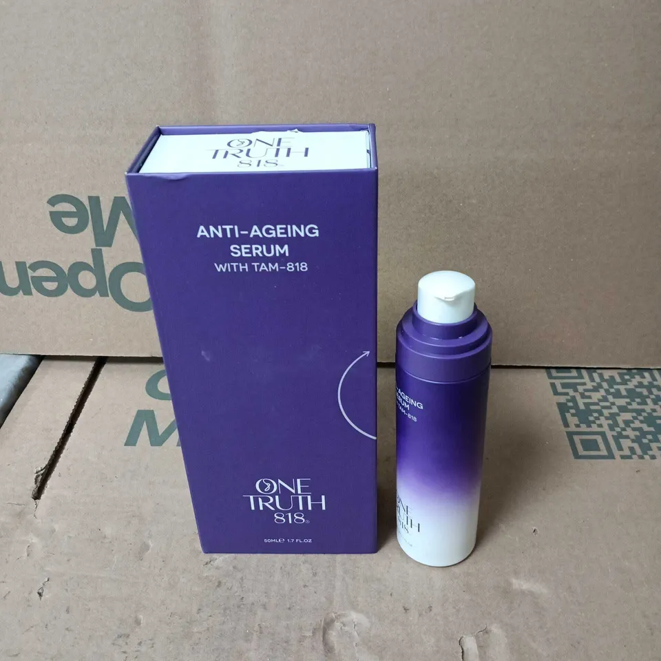 ONE TRUTH 818 ANTI AGEING SERUM WITH TAM 818 BOXED