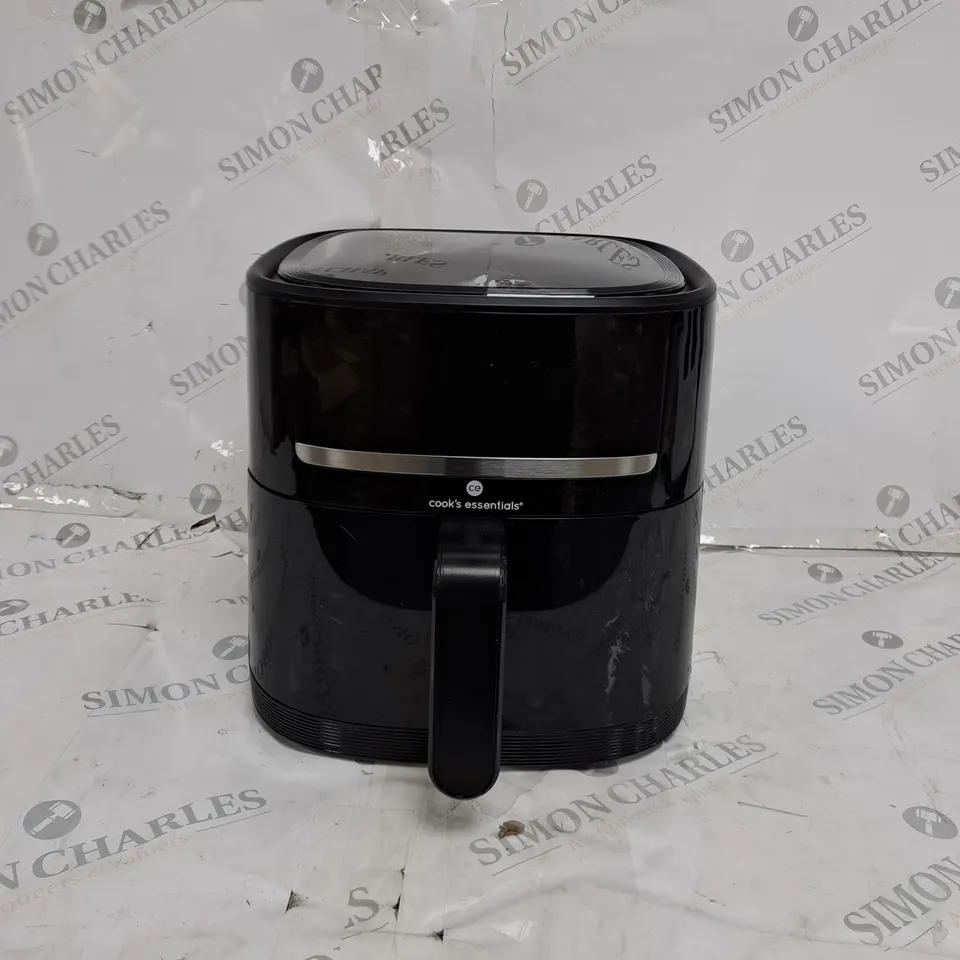 BOXED COOK'S ESSENTIALS 4L AIR FRYER IN BLACK