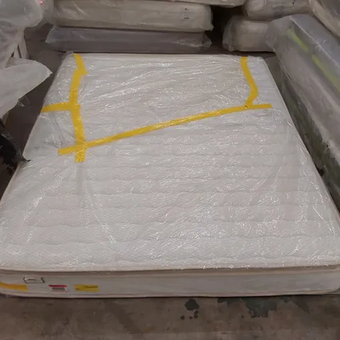 QUALITY BAGGED PILLOW-TOP POCKET SPRUNG MATTRESS - 150CM KING SIZE