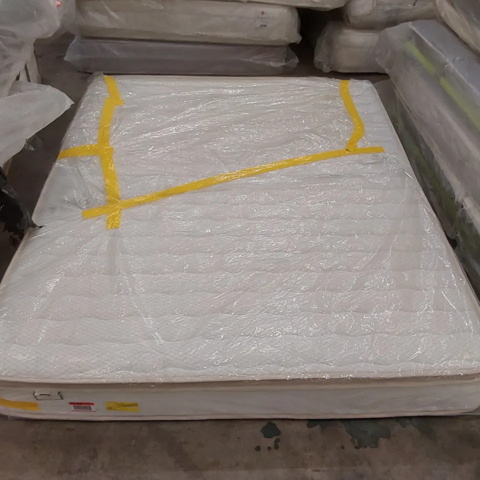 QUALITY BAGGED PILLOW-TOP POCKET SPRUNG MATTRESS - 150CM KING SIZE