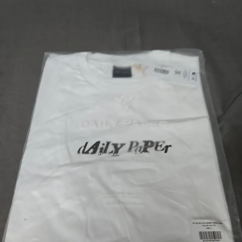 BAGGED DAILY PAPER UNIFIED TYPE SS T-SHIRT SIZE L