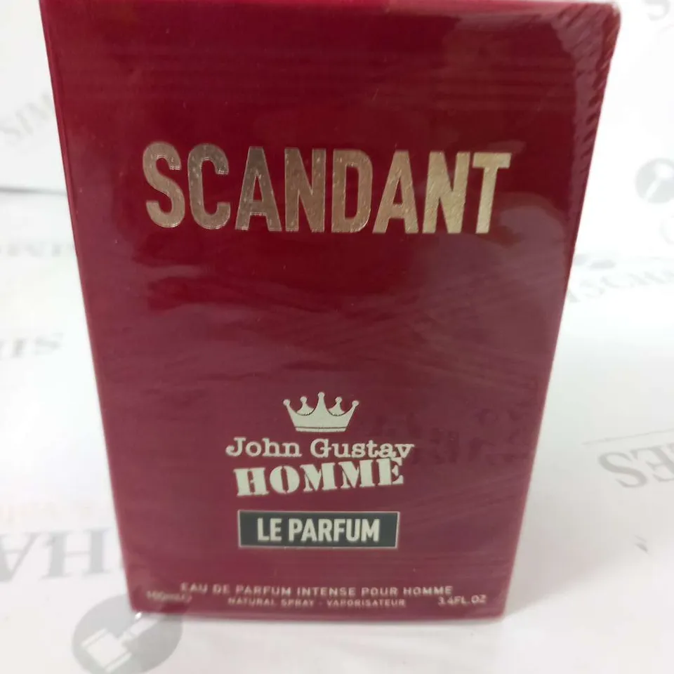 BOXED AND SEALED SCANDANT JOH GUSTAY HOMME LE PARFUM EAU DE PARFUM 100ML