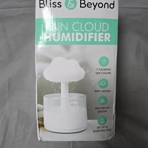 BLISS & BEYOND RAIN CLOUD HUMIDIFIER – BOXED