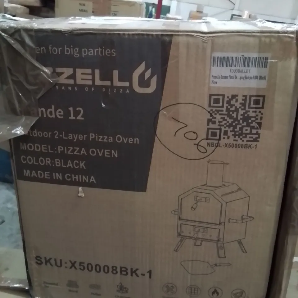 BOXED OUTDOOR 2-LAYER PIZZA OVEN