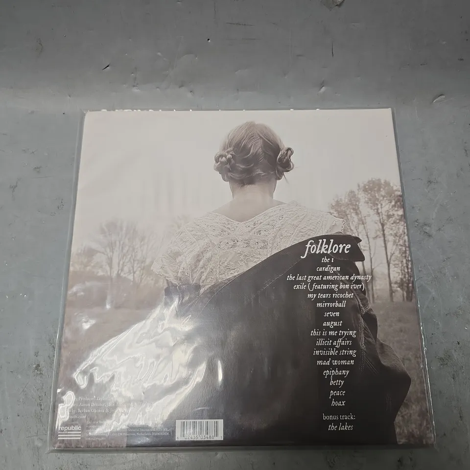 TAYLOR SWIFT FOLKLORE 2LP VINYL 