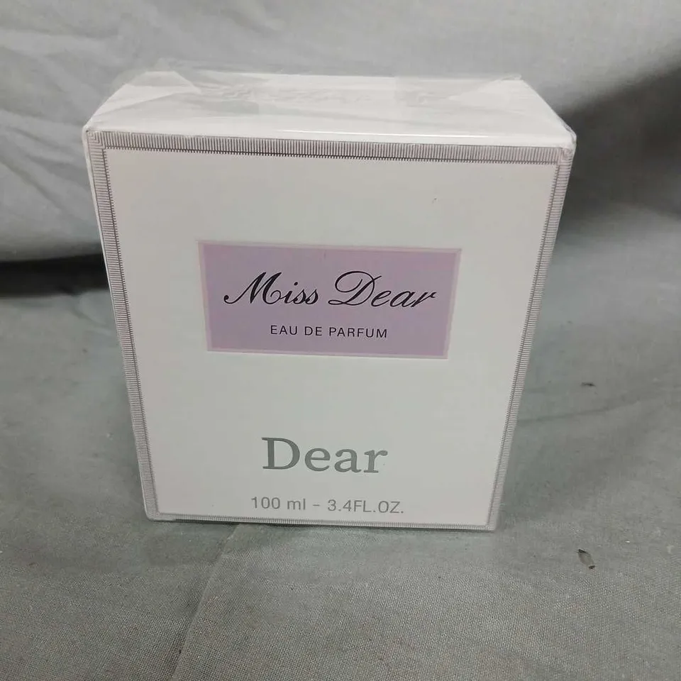 BOXED AND SEALED MISS DEAR EAU DE PARFUM 100ML