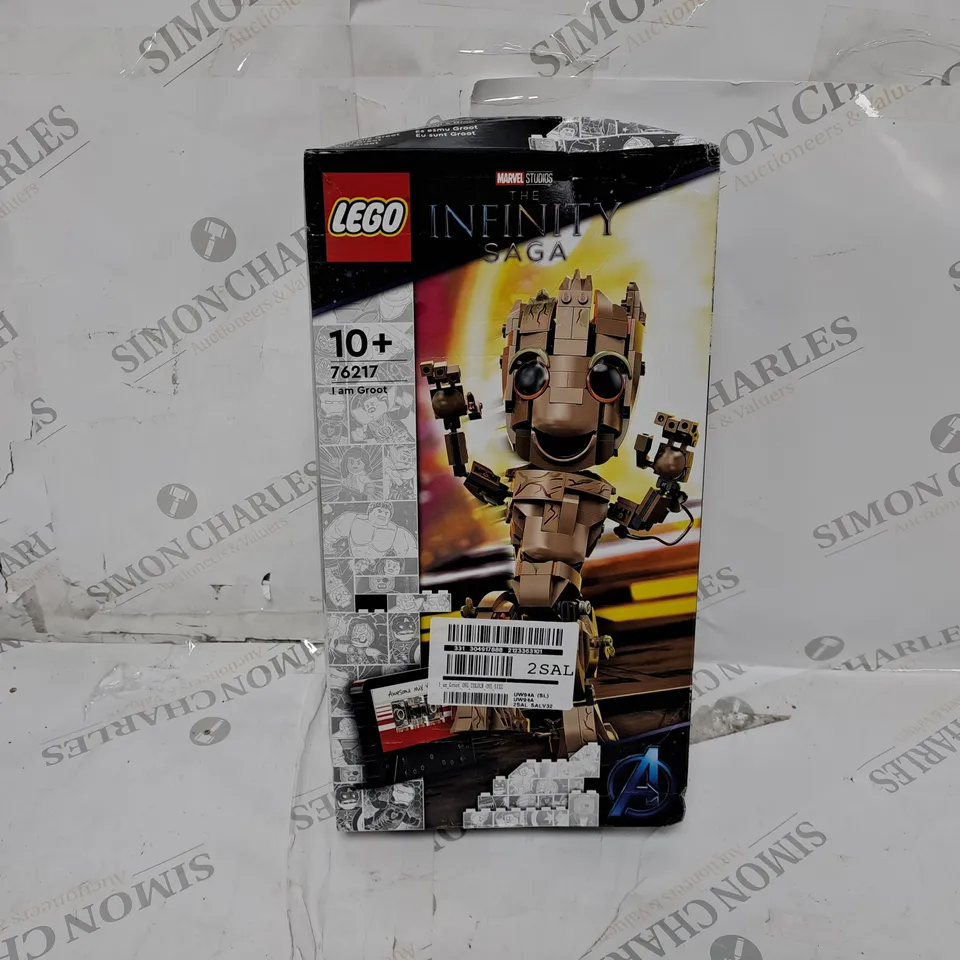 BOXED LEGO SUPERHEROES I AM GROOT