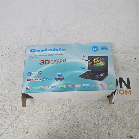 PORTABLE DVD PLAYER WITH 8.8-INCH SCREEN β BOXED