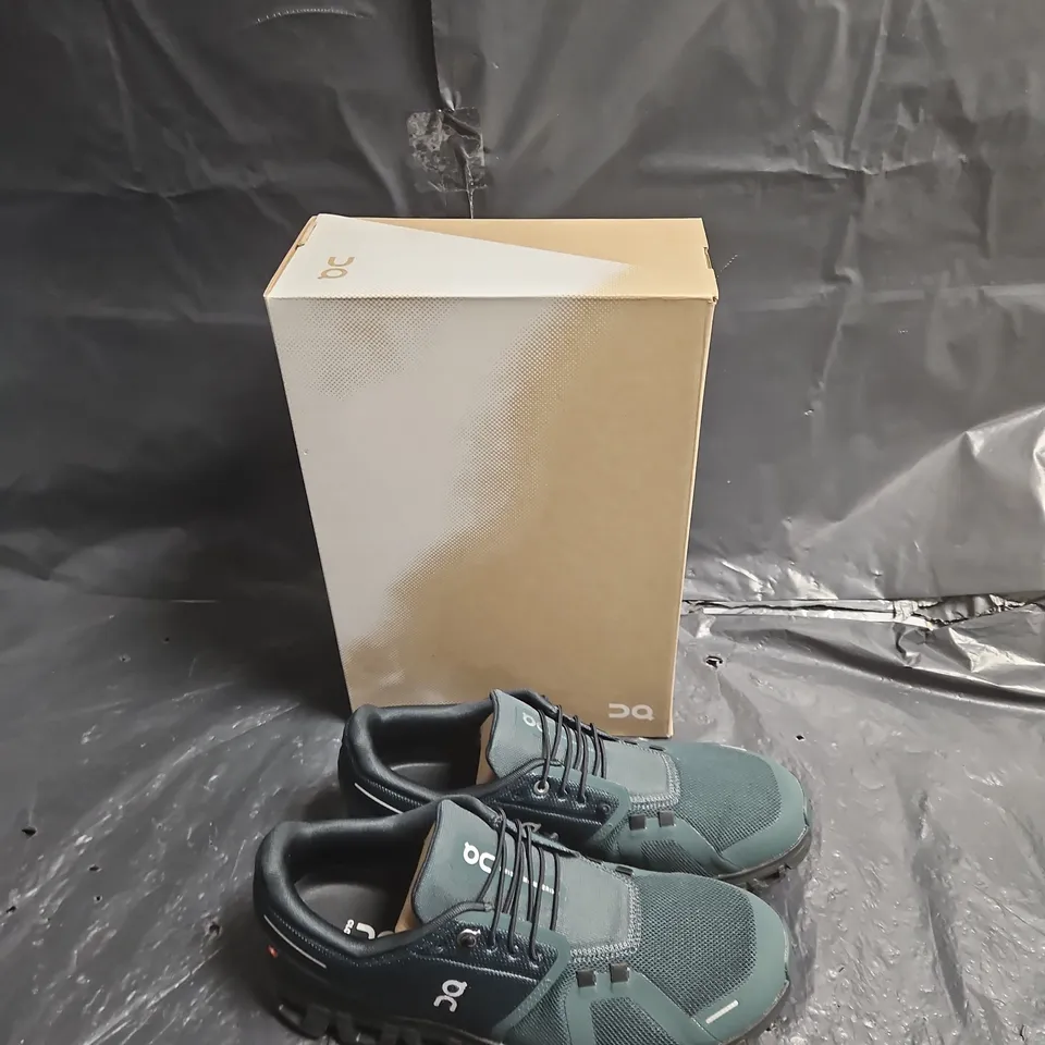 ON RUNNING CLOUD 6 SHOES – UK 8, EVERGREEN/BLACK (US 8.5, EU 42)