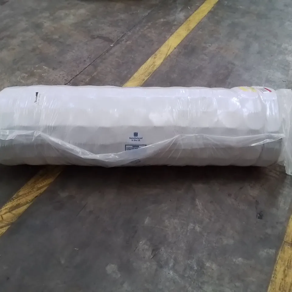 QUALITY BAGGED AND ROLLED SERENITY COMFORT COIL SPRING AND MEMORY FOAM HYBRID 135CM DOUBLE MATTRESS 