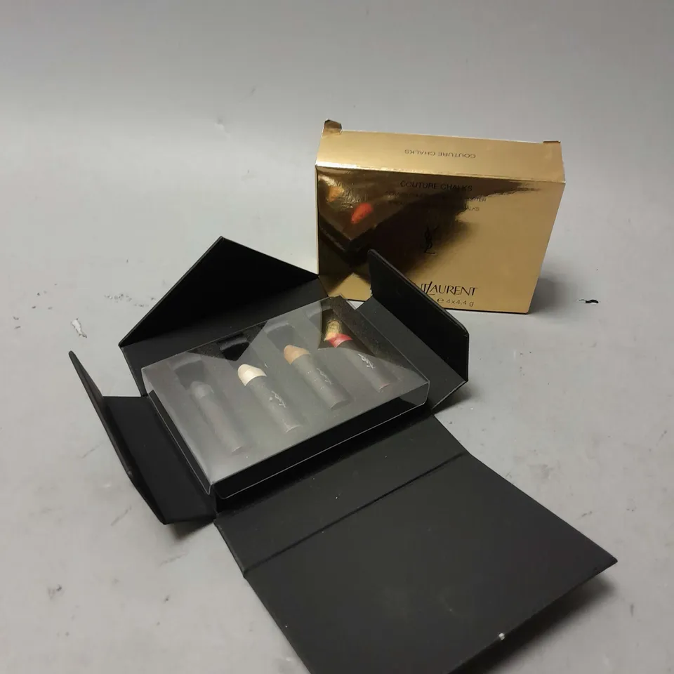 BOXED YVES SAINT LAURENT COUTURE CHALKS 4 PIECE GIFT SET FOR WOMEN 