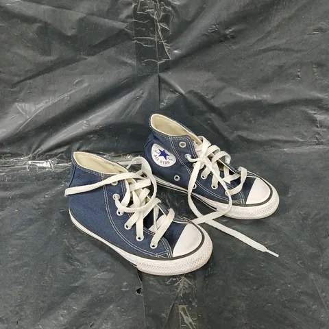 CONVERSE HIGH TOP TRAINERS NAVY 10.5 YOUNGER 