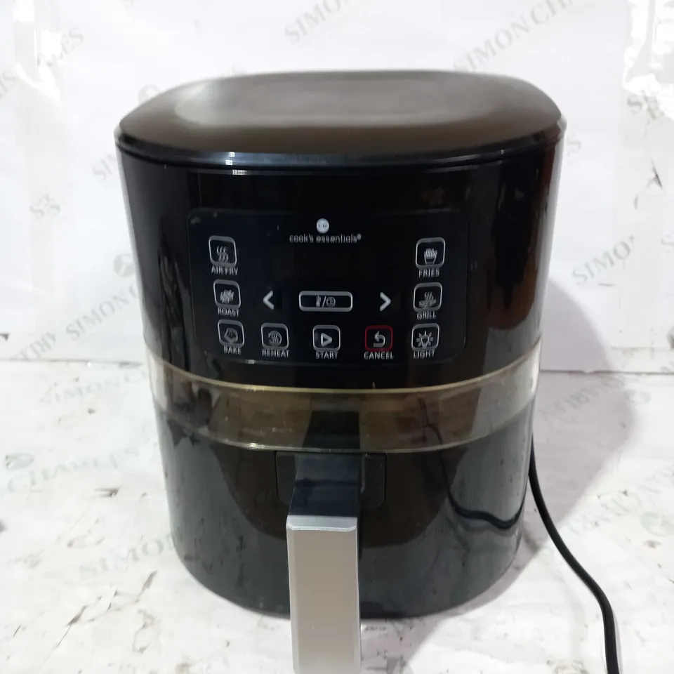 COOK'S ESSENTIALS 4.0L AIR FRYER - BLACK