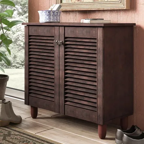 BOXED MORGAN 9 PAIR SHOE STORAGE CABINET