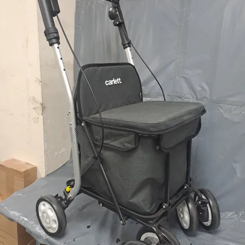 CARLETT SHOPPING ROLLATOR IN BLACK - COLLECTION ONLY