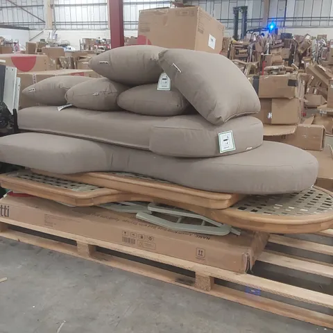 PALLET CONTAINING A LARGE QUANTITY OF ASSORTED DANETTI FURNITURE PARTS ECT