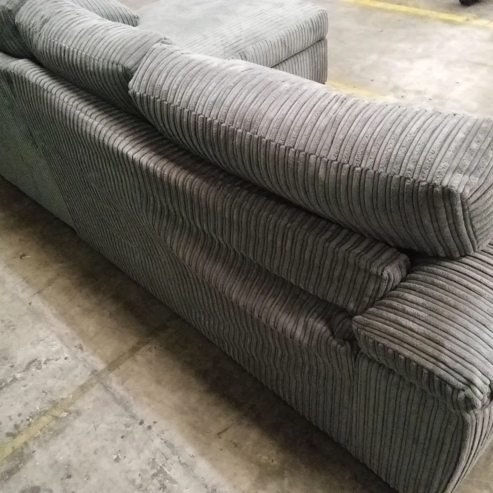 AMALFI STANDARD BACK FABRIC 3 SEATER CHAISE SOFA RRP £899