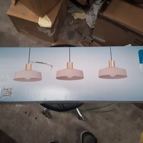 BOXED EGLO VALDIOLA TRIPLE PENDANT LIGHT –