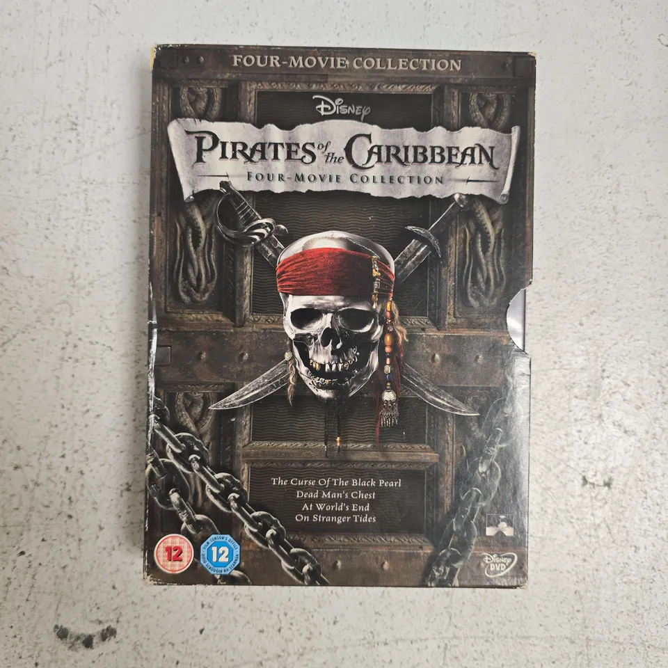 DISNEY PIRATES OF THE CARIBBEAN FOUR-MOVIE DVD COLLECTION