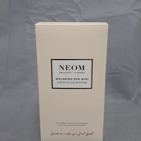 NEOM ORGANICS WELLBEING POD MINI ESSENTIAL OIL DIFFUSER – BOXED