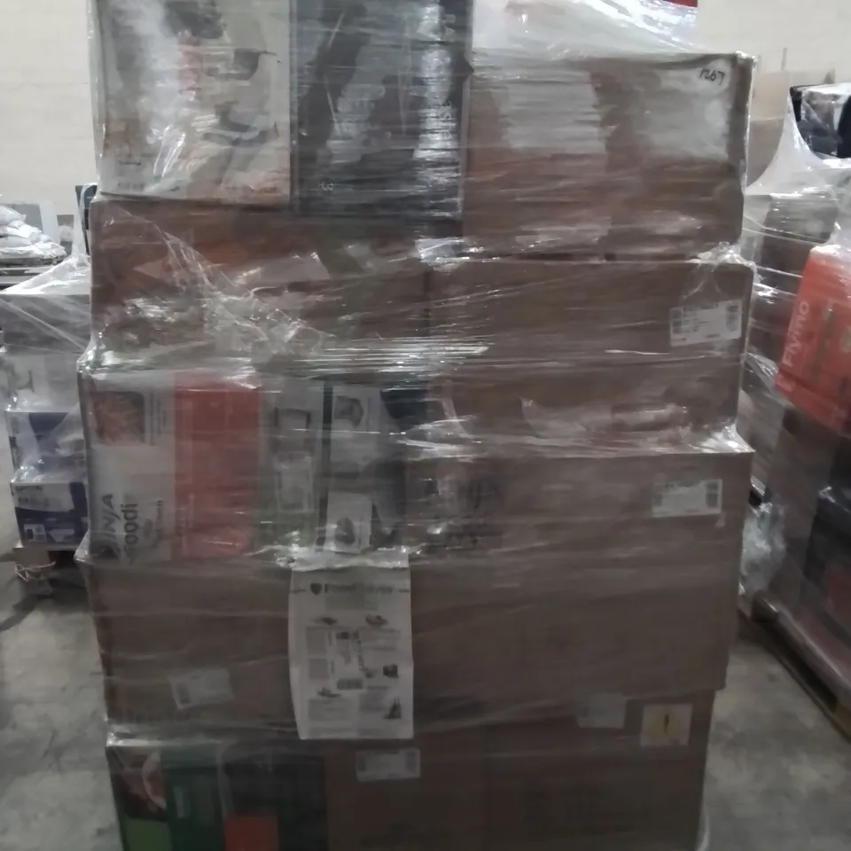 PALLET OF APPROXIMATELY 33 UNPROCESSED RAW RETURN HOUSEHOLD AND ELECTRICAL GOODS TO INCLUDE;