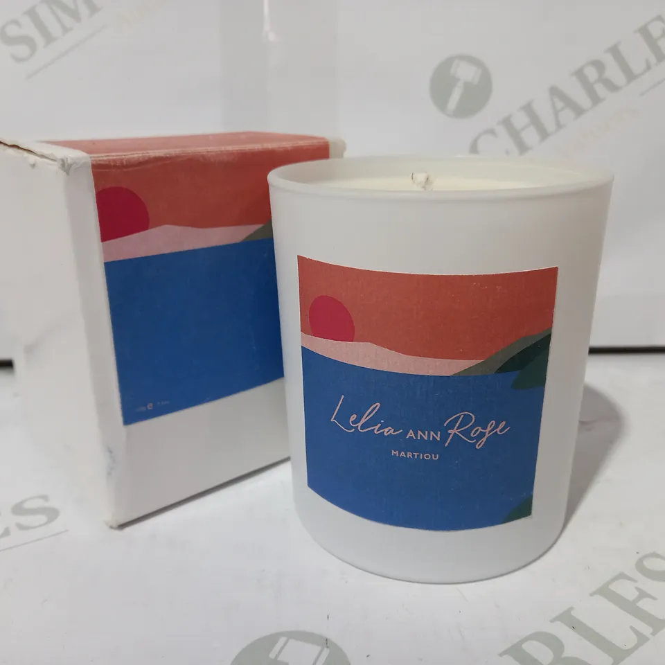 LELIA ANN ROSE MARTIOU SCENTED CANDLE