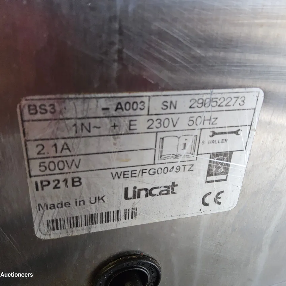 LINCAT DOUBLE POT BAIN MARIE. MODEL BS3 A003