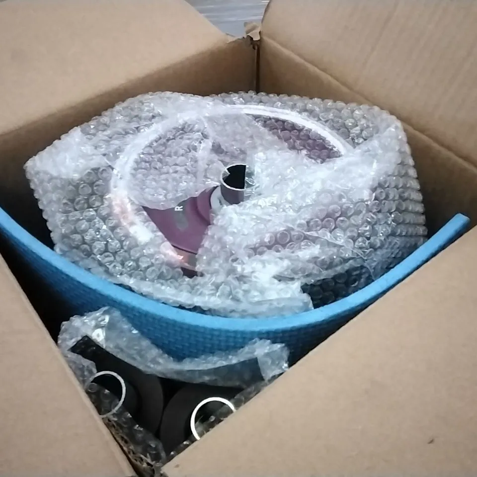 BOXED AB WHEEL FOR SPORTS THERAPY AND REHAB WITH KNEEPAD